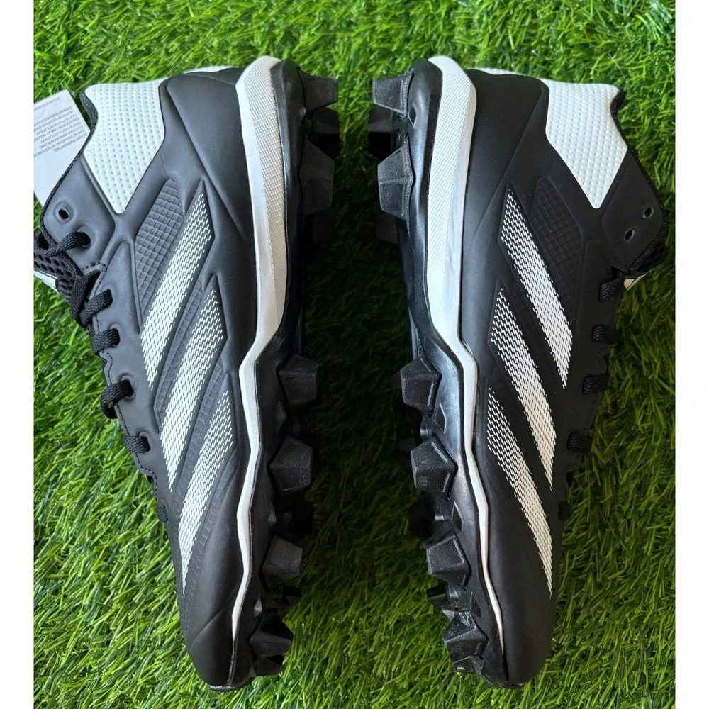 Adidas Adizero Impact MD B Mens Size 6.5 Baseball Cleats Black White ID0963